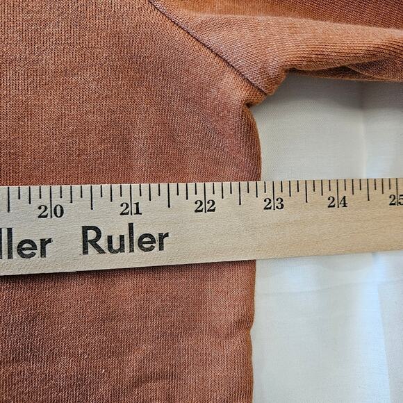 Blind Rooster Blessed Mushroom Pullover Sweatshirt Burnt Orange Large - Picture 8 of 9